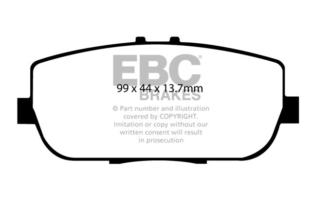 EBC Yellowstuff remblokken achter MX-5 NC/ND/RF