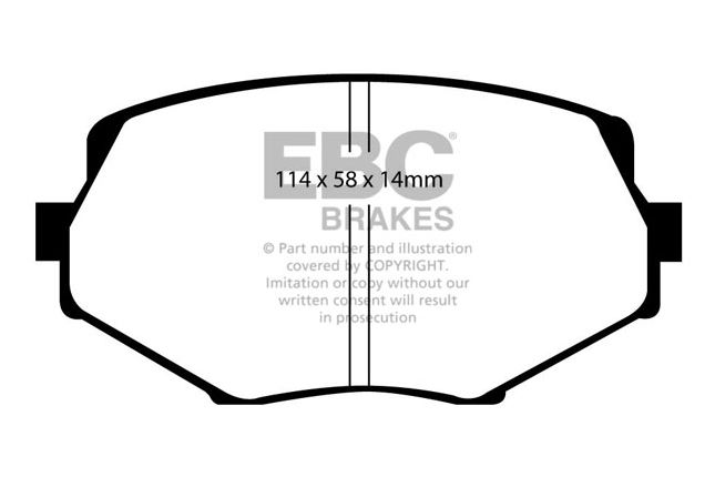 EBC Yellowstuff remblokken voor MX-5 NA/NB