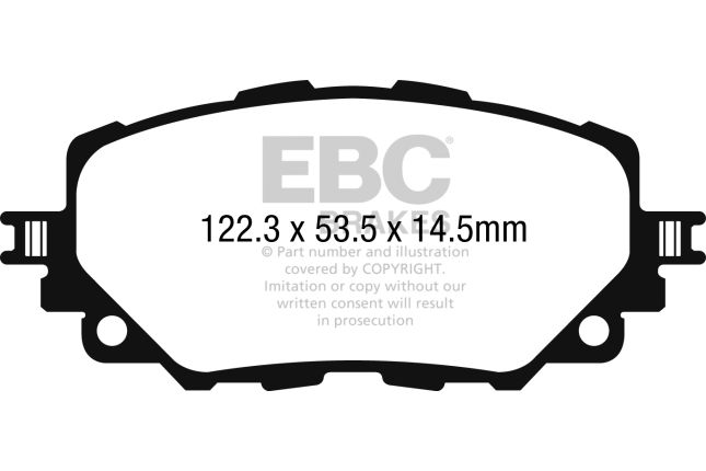 EBC Yellowstuff remblokken voor MX-5 ND/RF
