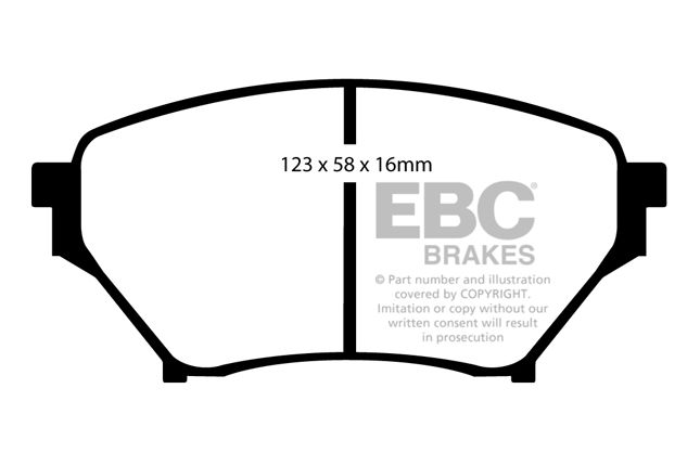 EBC Yellowstuff remblokken voor MX-5 NB 1.8