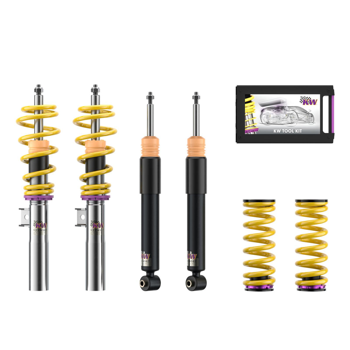 KW Schroefset V1 inox MX-5 NC