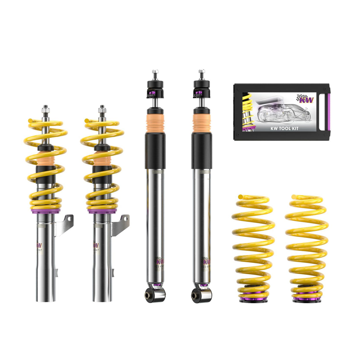 KW Schroefset V3 inox MX-5 NC