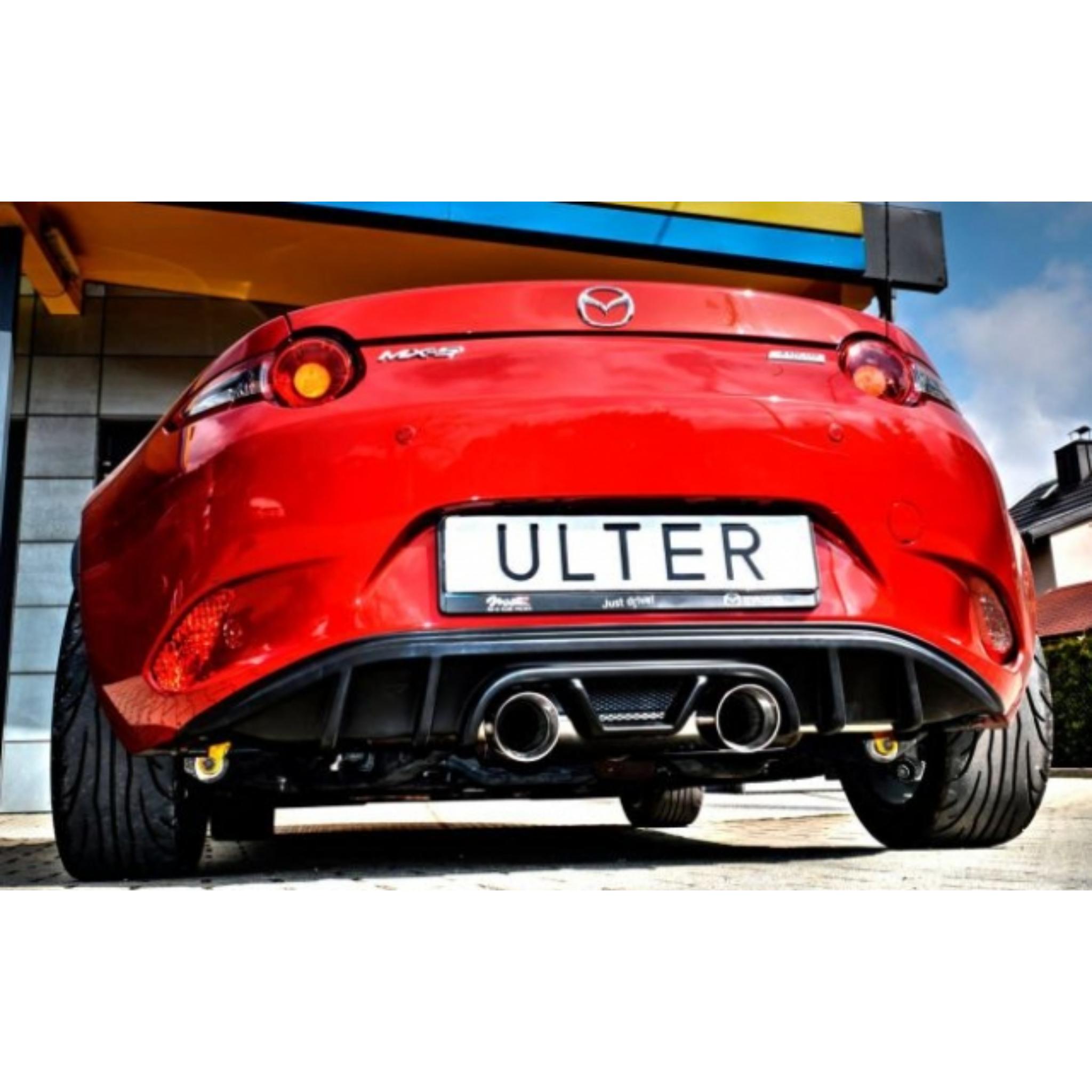 Ulter uitlaat DUET PREMIUM + Diffusor voor MAZDA MX5 type ND (2014-2024) d116-318/91 P
